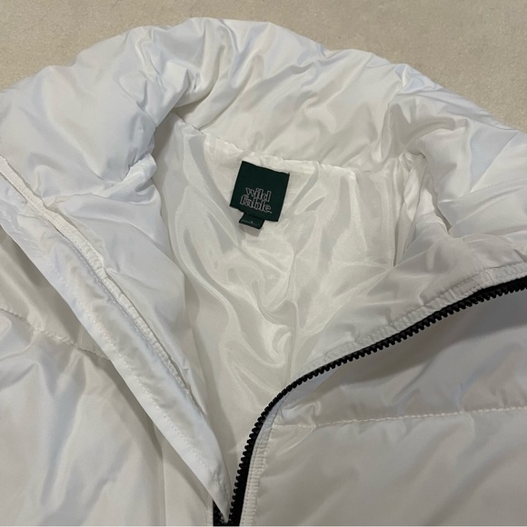 White Puffer Coat Jacket - Picture 2 of 3